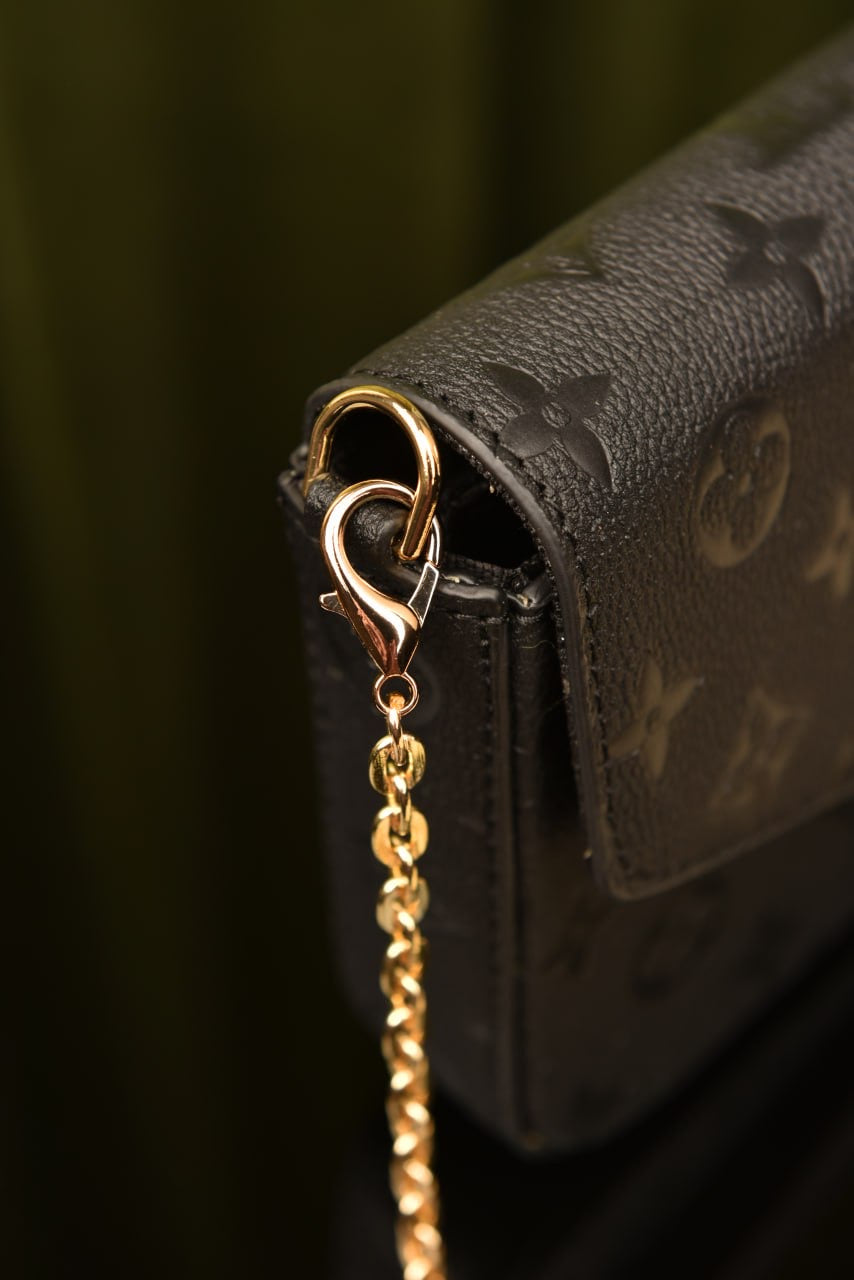 LV Felicie Pochette black monogram(21cm x 12cm)