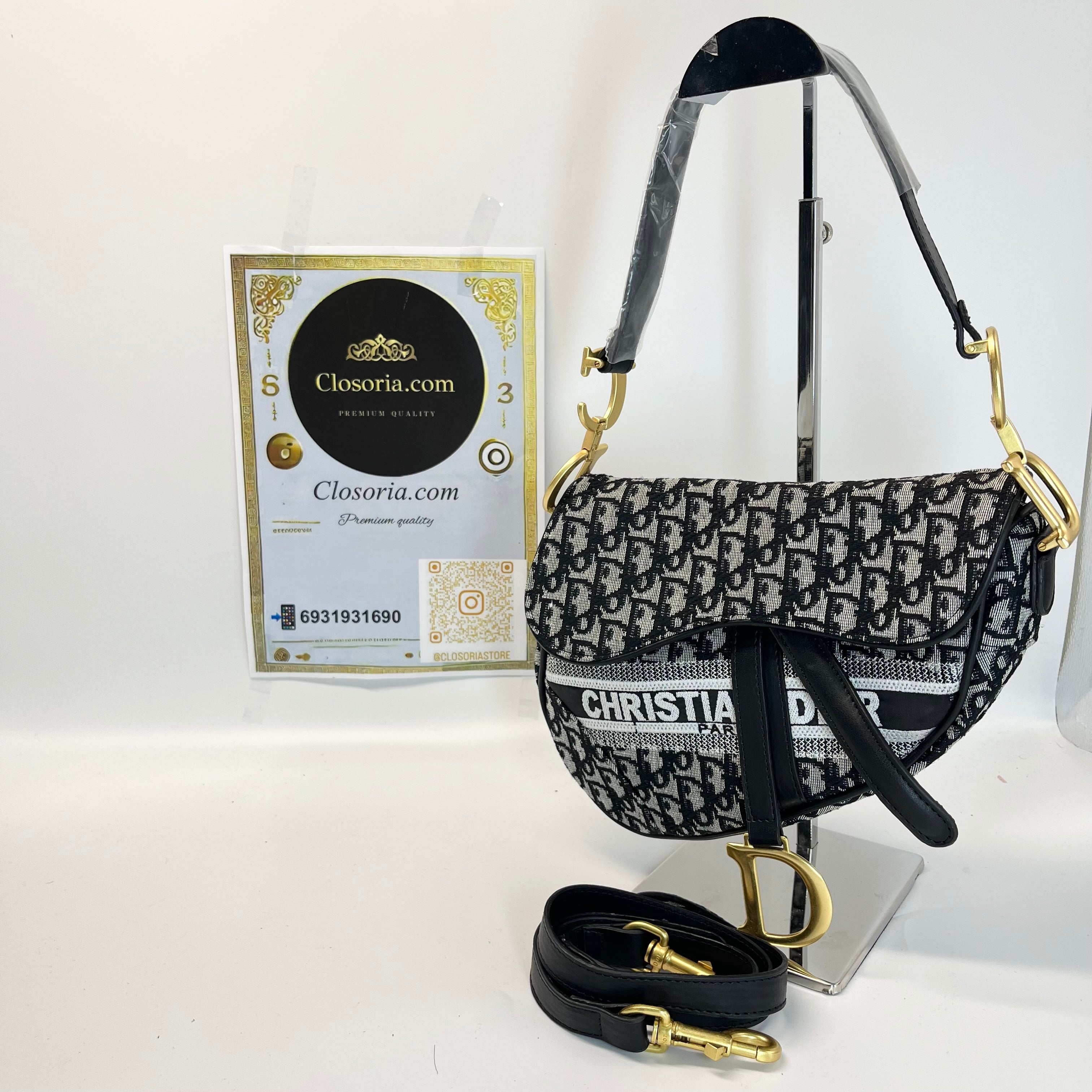 DIOR SADDLE (19cm x 17cm)