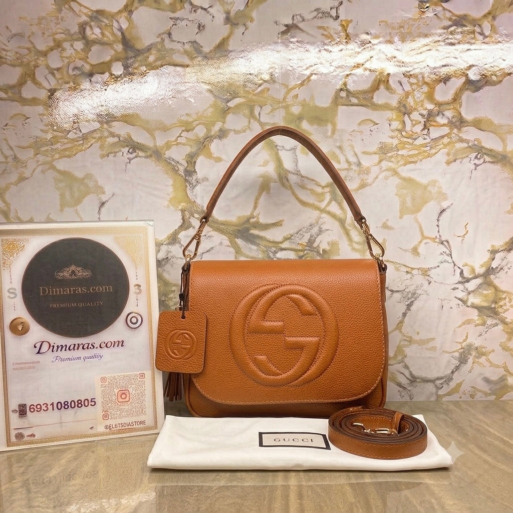 GUCCI SOHO BAG ΤΑΜΠΑ (21cm x 17cm)