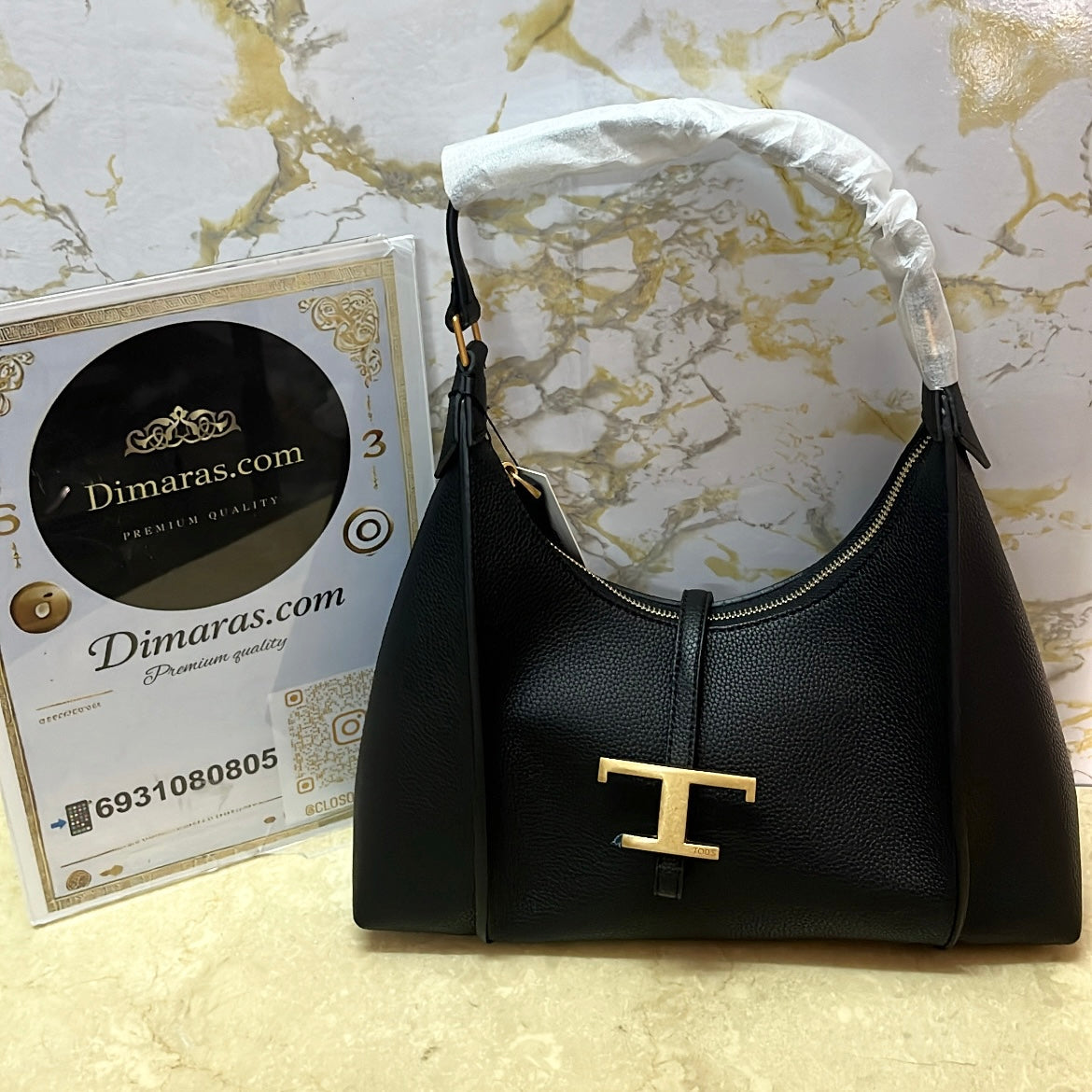 Tod’s shoulder bag black (31cm x 26cm)
