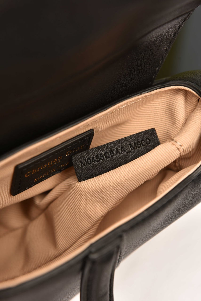 DIOR SADDLE BLACK(19cm x 17cm)