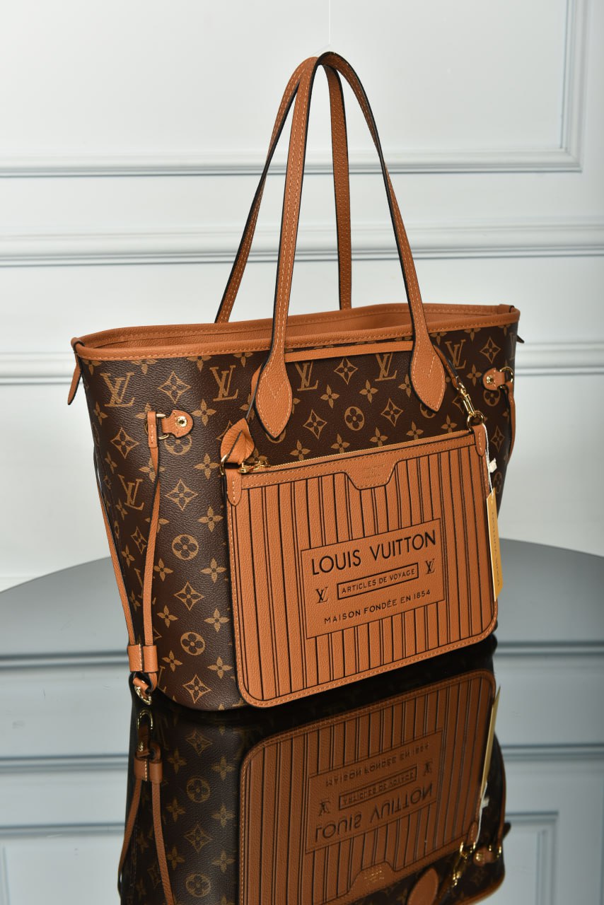 LOUIS VUITTON NEVERFULL INSIDE MM Τσάντα διπλής όψης