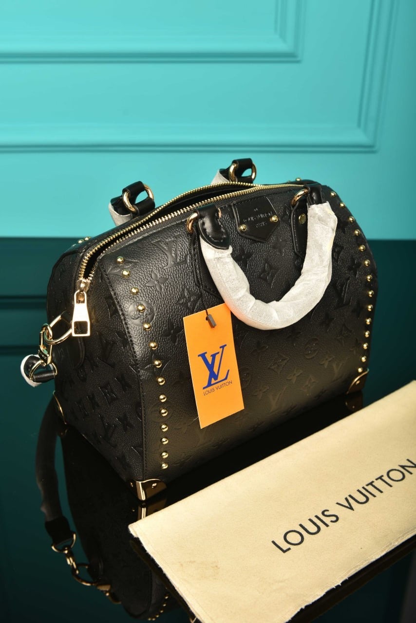 LV Speedy trunk 25 black monogram