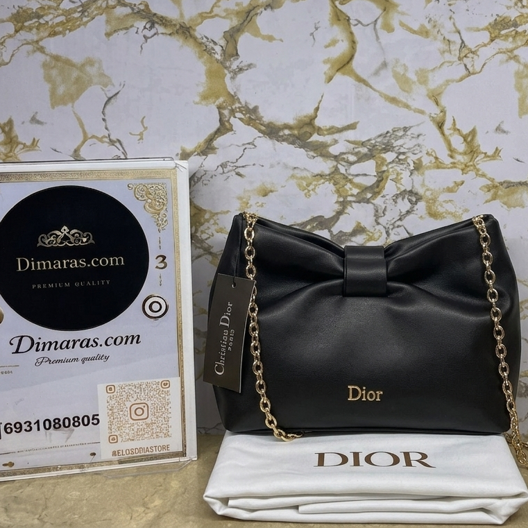Dior small row bag black (26cm x 16cm)