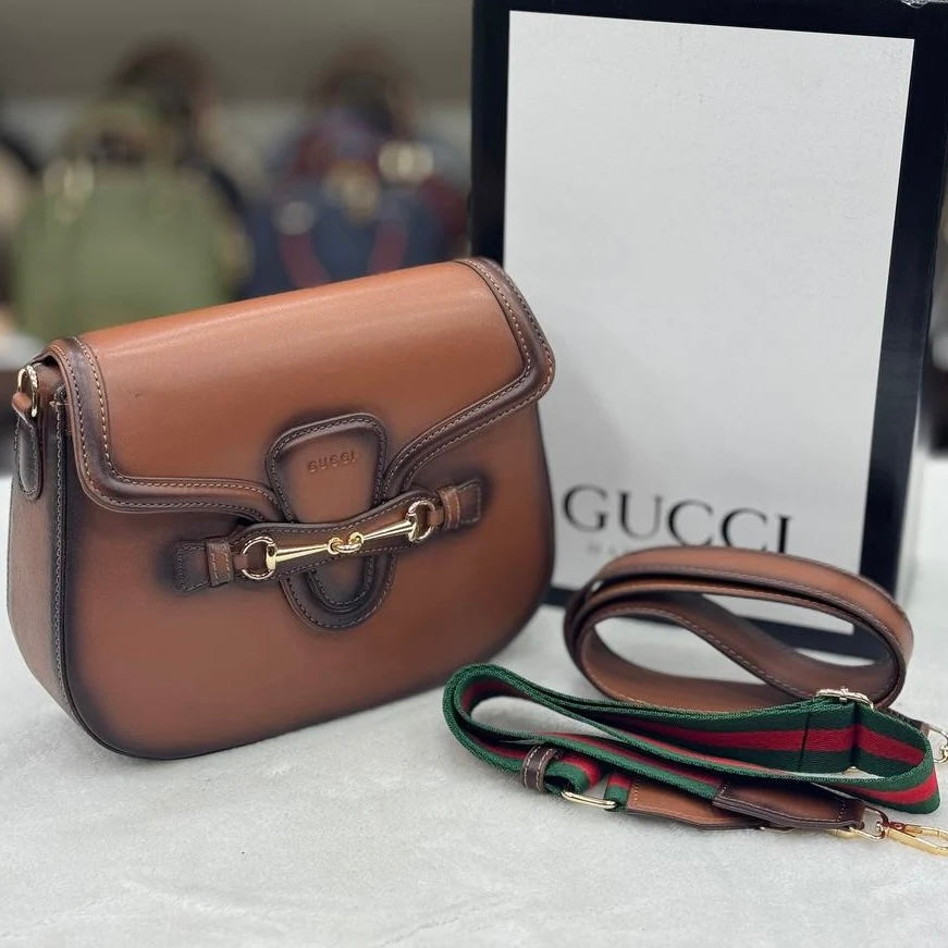 Gucci lady web Horsebit Ταμπά  (26cm x 24cm)