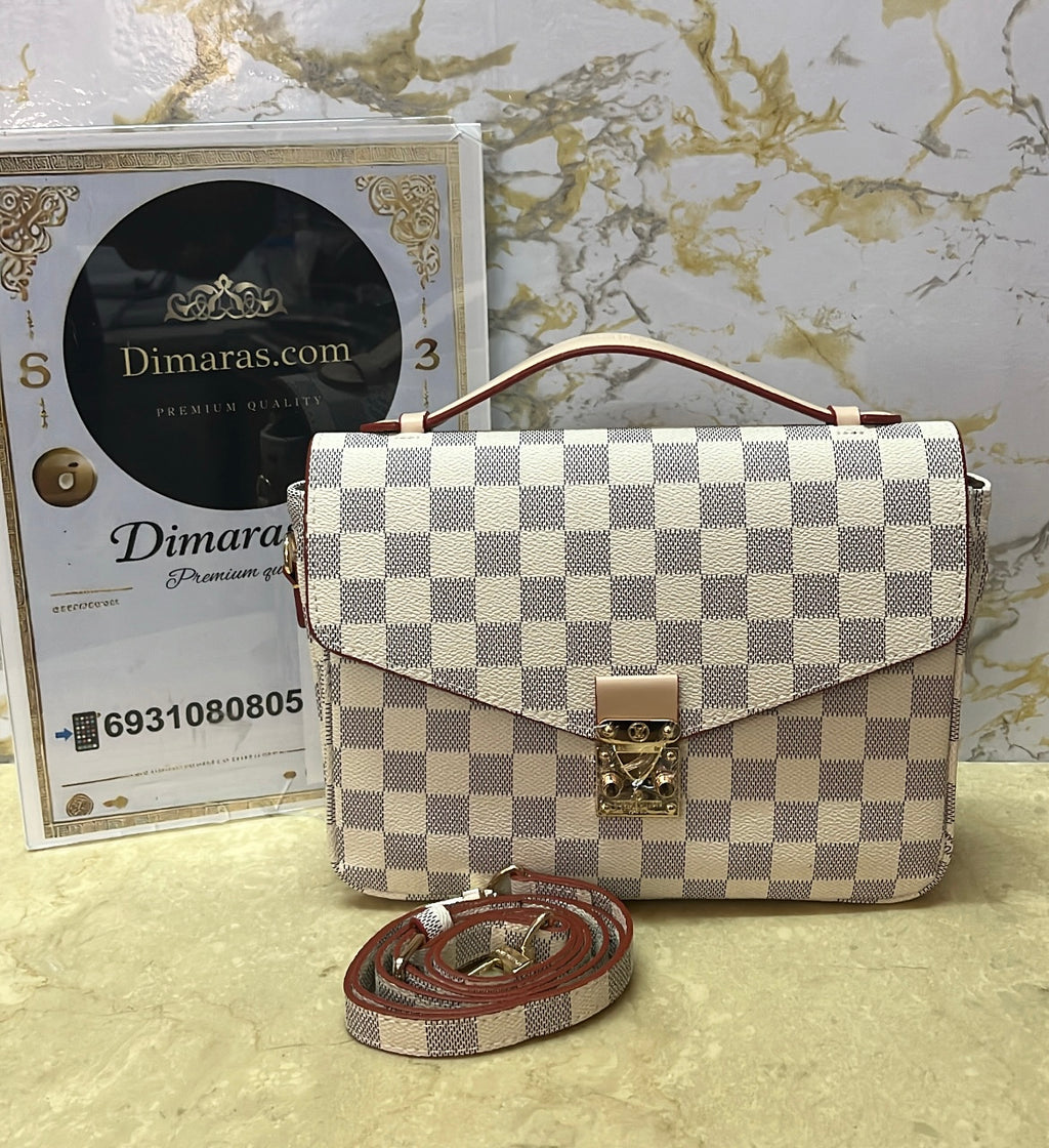 LOUIS VUITTON  METIS DAMIER BEIGE (25cm x22cm)