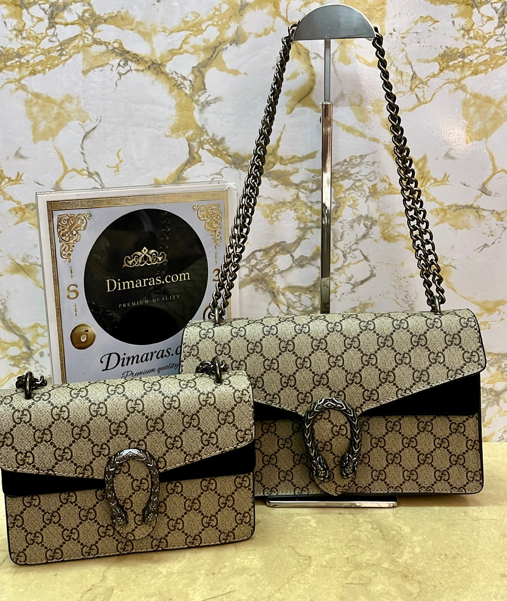 GG DIONYSUS SMALL SIZE  BLACK (18cm x 10cm)