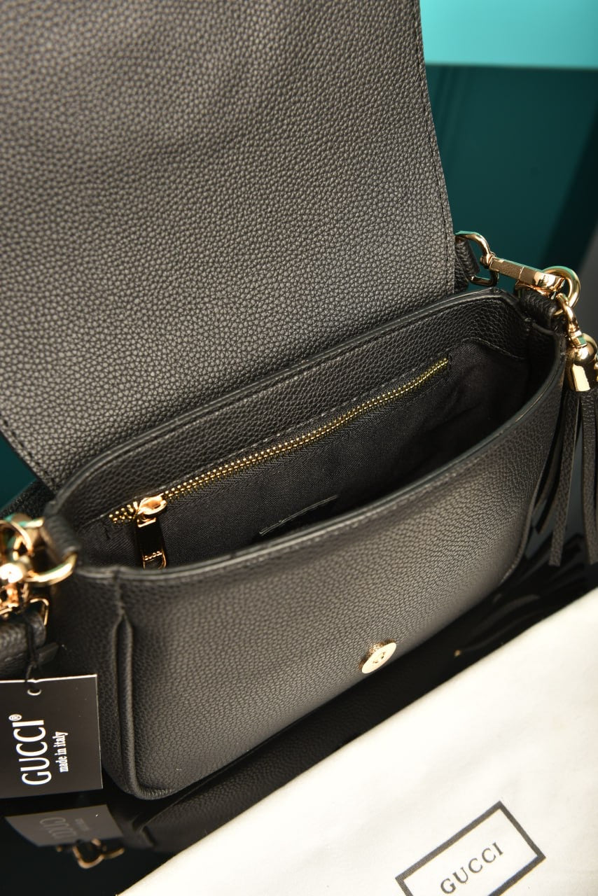 GUCCI SOHO BAG BLACK (21cm x 17cm)