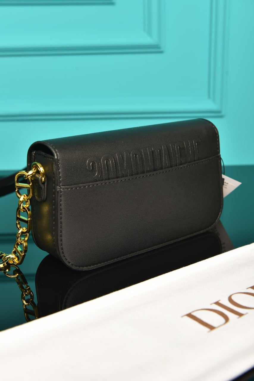 DIOR MEDIUM BAG BLACK (22cm x 15cm)