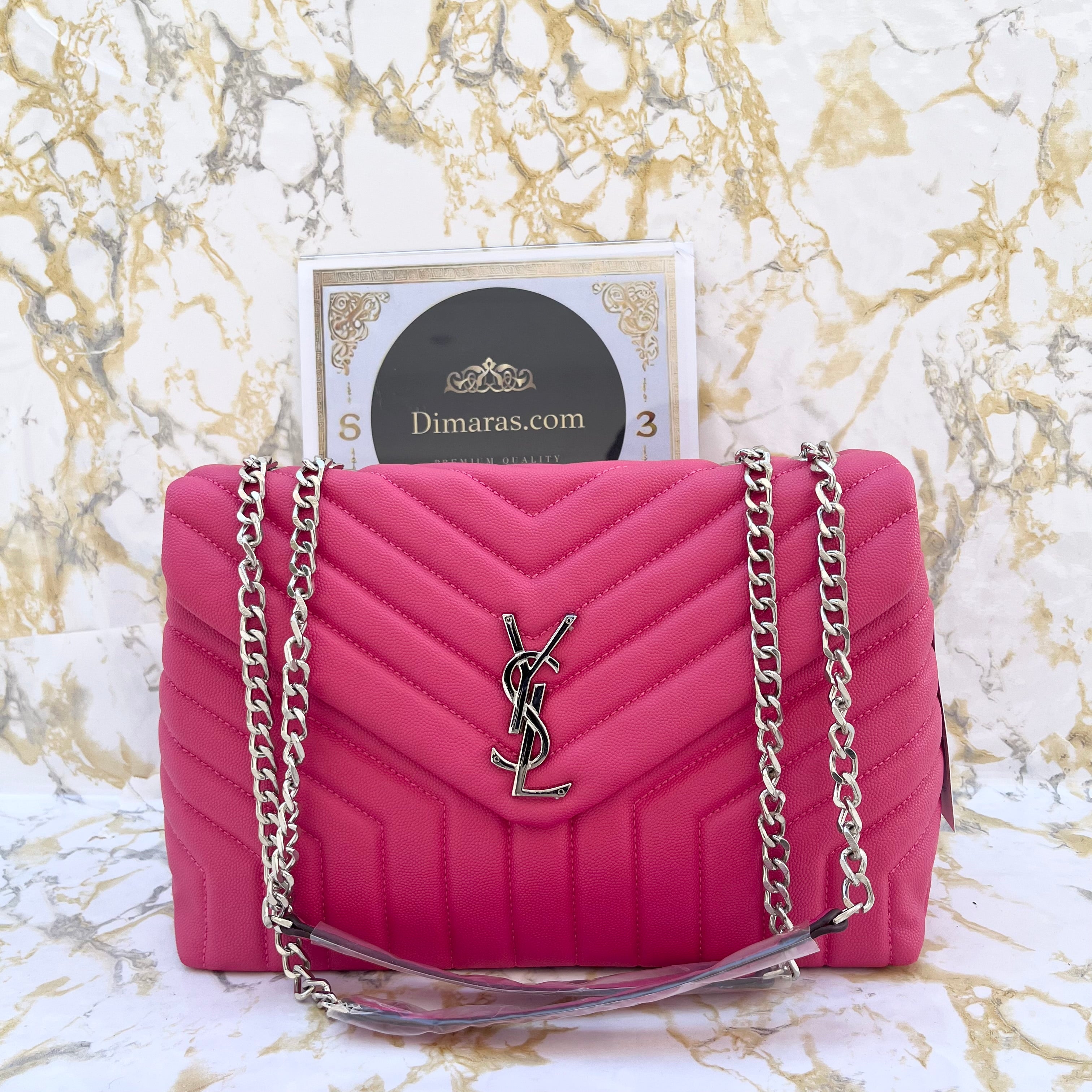 YSL LOULOU PINK(24cm x 17cm)