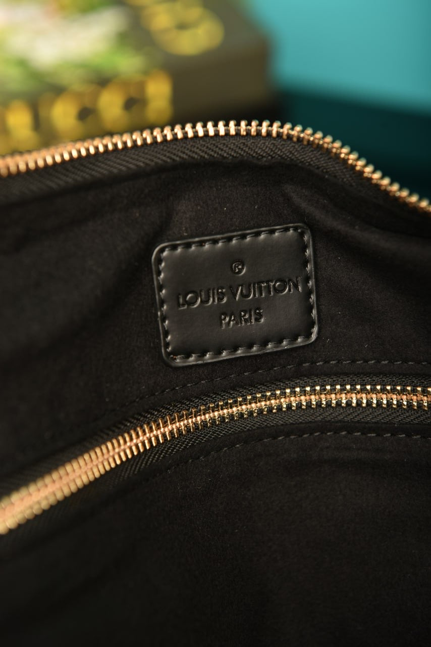 Louis Vuitton slouchy mm bag  monogram black large size (40cm x 29cm)