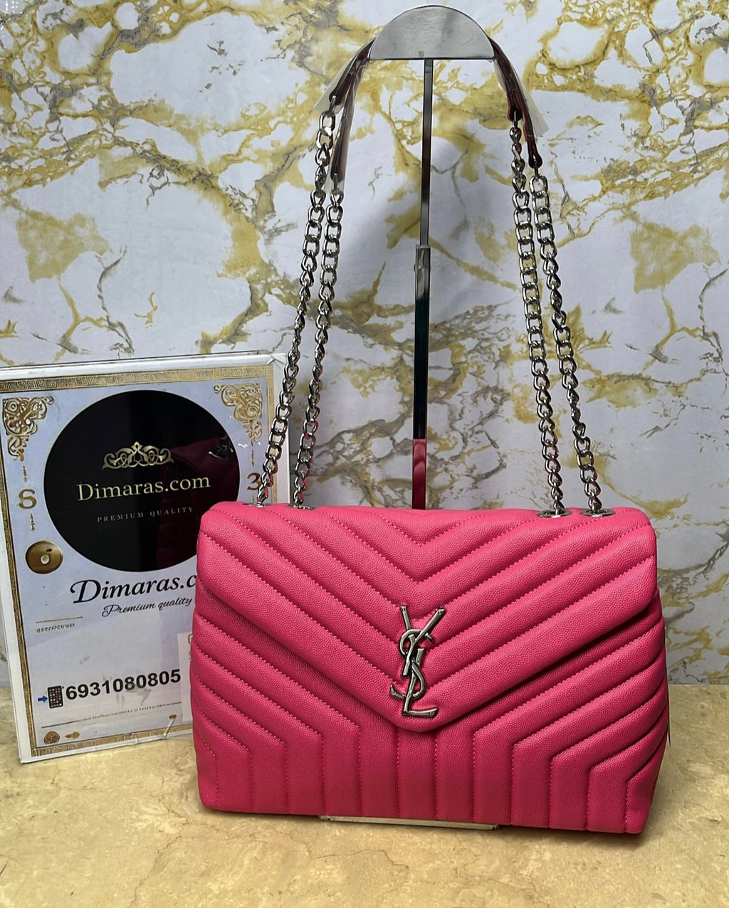 YSL LOULOU PINK(24cm x 17cm)