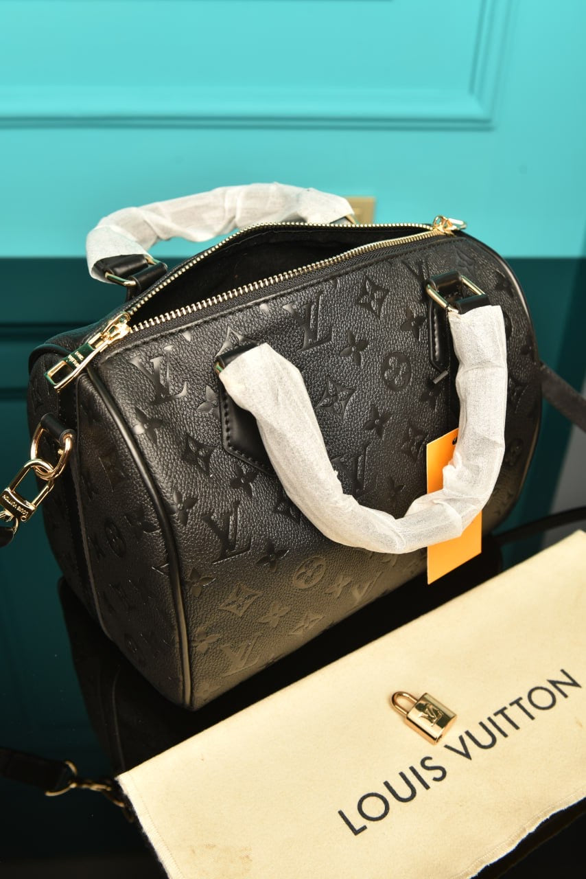 Louıs Vuıtton Speedy Bandoulliere  Monogram black (Size 30cm)