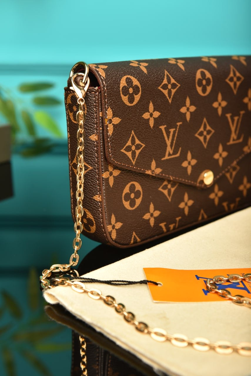 LV Felicie Pochette monogram(21cm x 12cm)