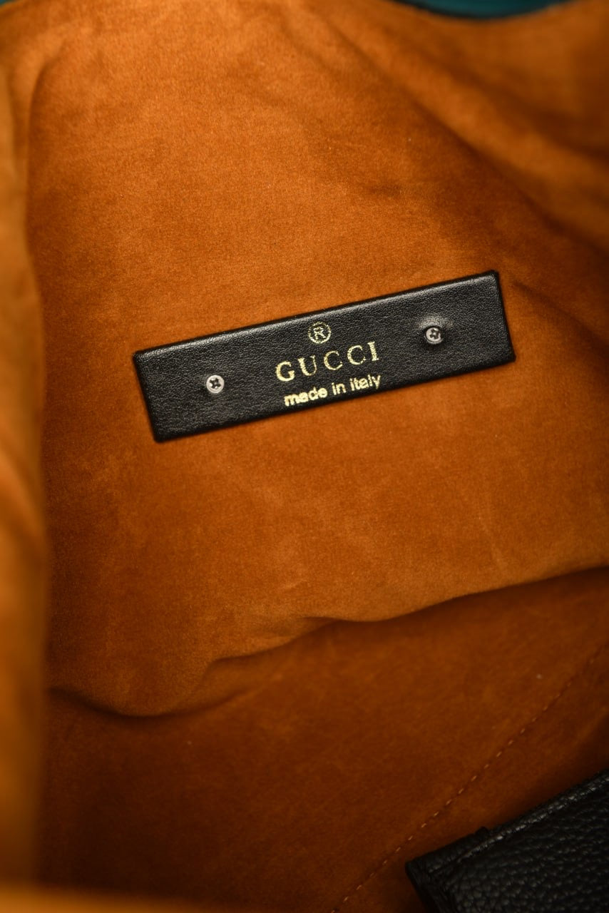 Gucci softbit maxi shoulder bag black (46cm x 26cm)