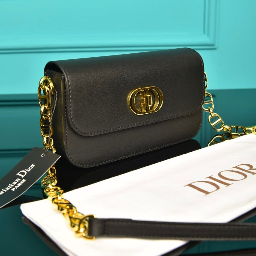 DIOR MEDIUM BAG BLACK (22cm x 15cm)