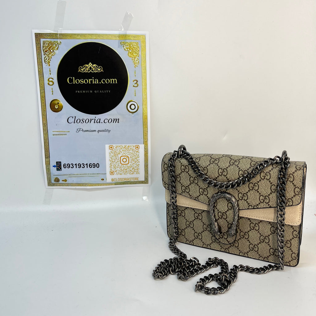 GUCCI DIONYSUS SMALL SIZE  BEIGE(18cm x 10cm)