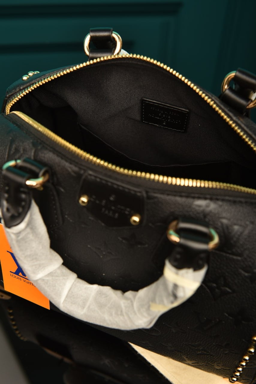 LV Speedy trunk 25 black monogram