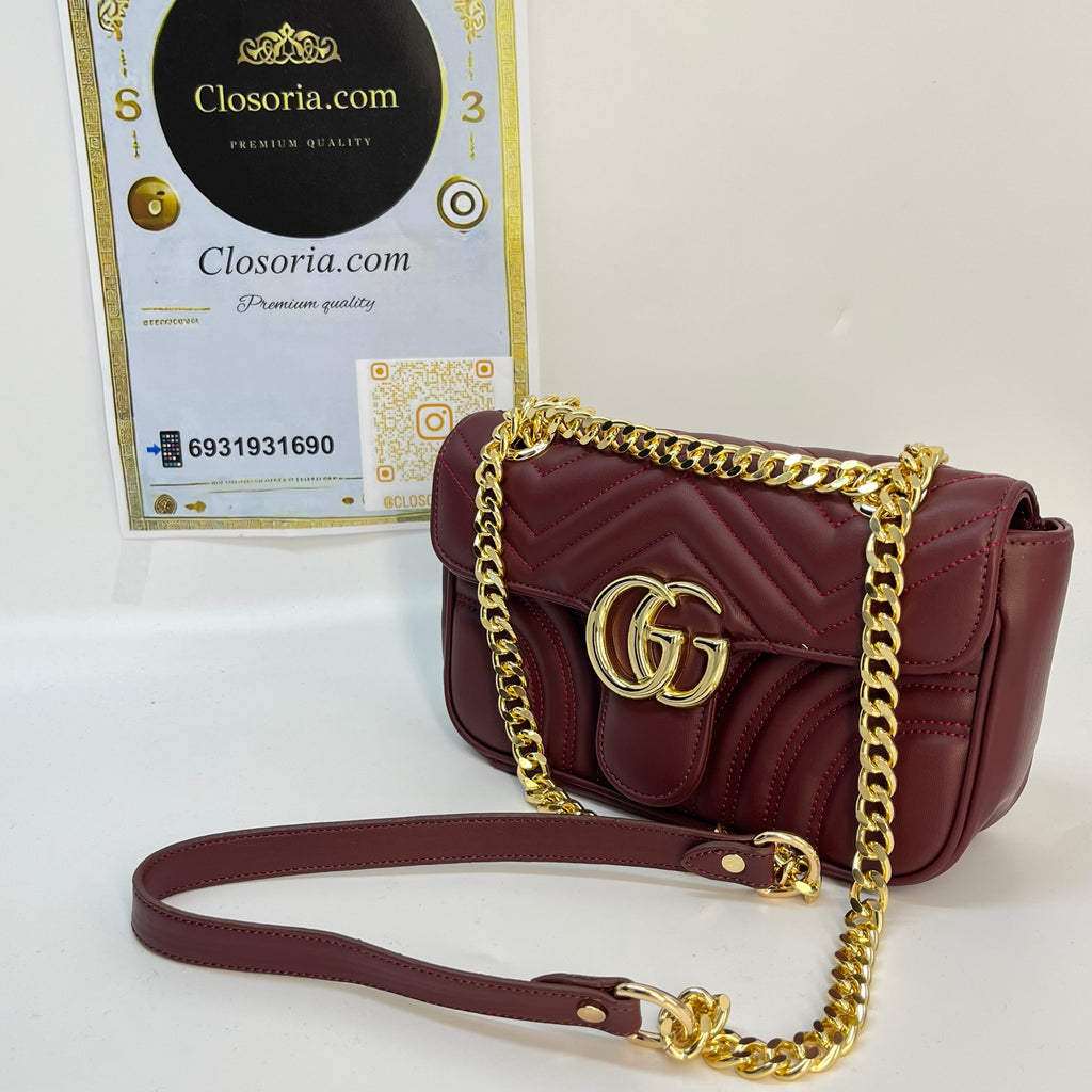 GUCCI MARMONT BORDAEUX(18cm x 13cm)