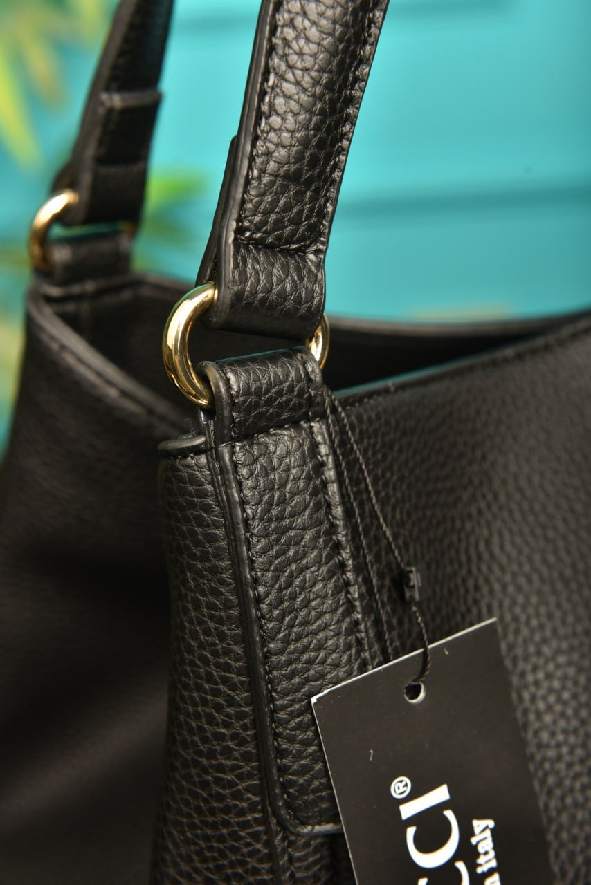 Gucci soho shoulder bag Black (35 cmX29cmx17cm)