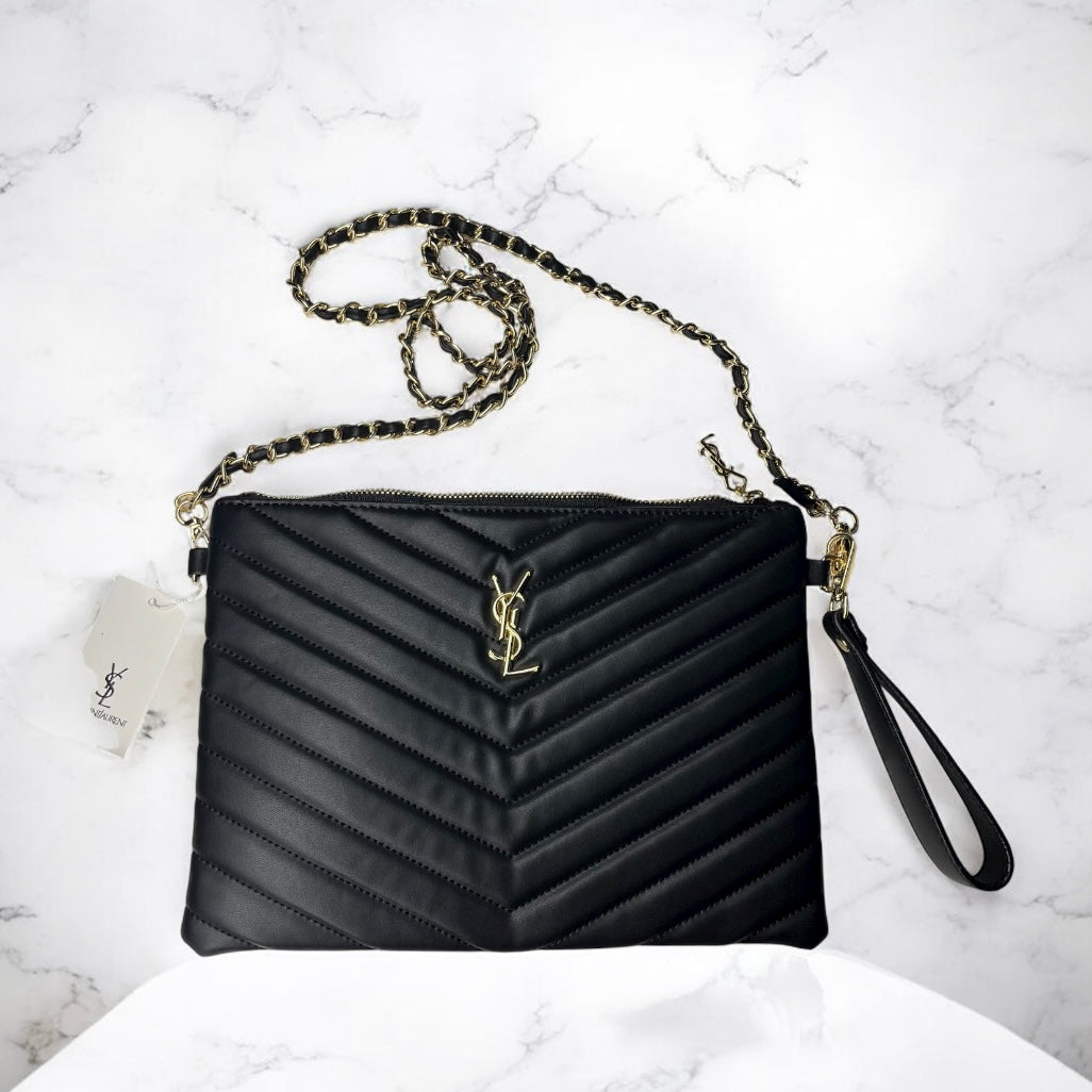 YSL ΦΑΚΕΛΟΣ BLACK 28x23