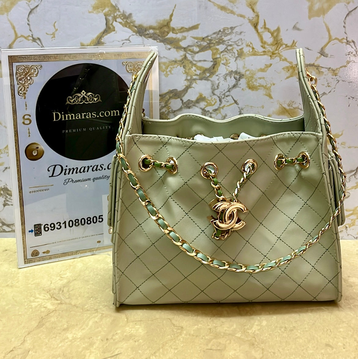 Chanel 25 light green