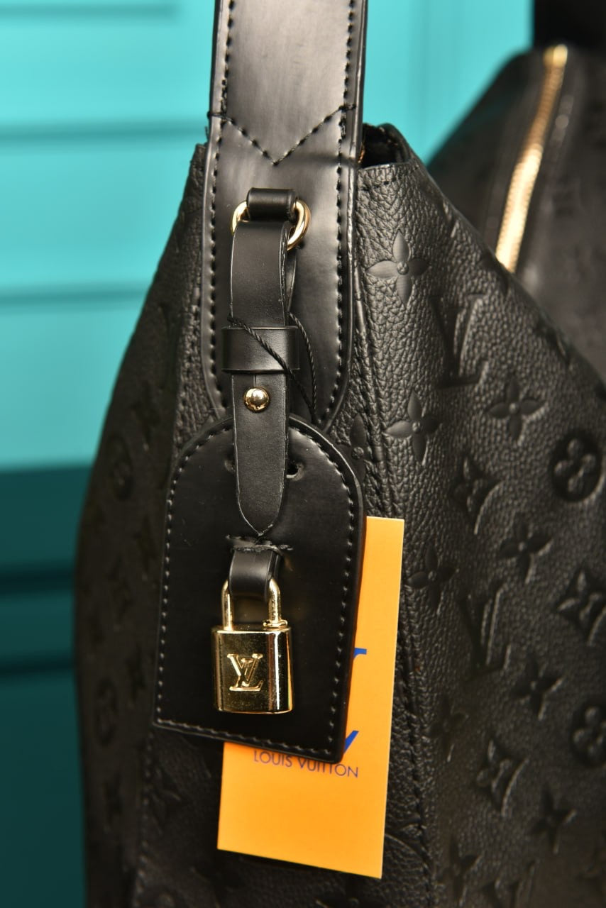Louis Vuitton slouchy mm bag  monogram black large size (40cm x 29cm)