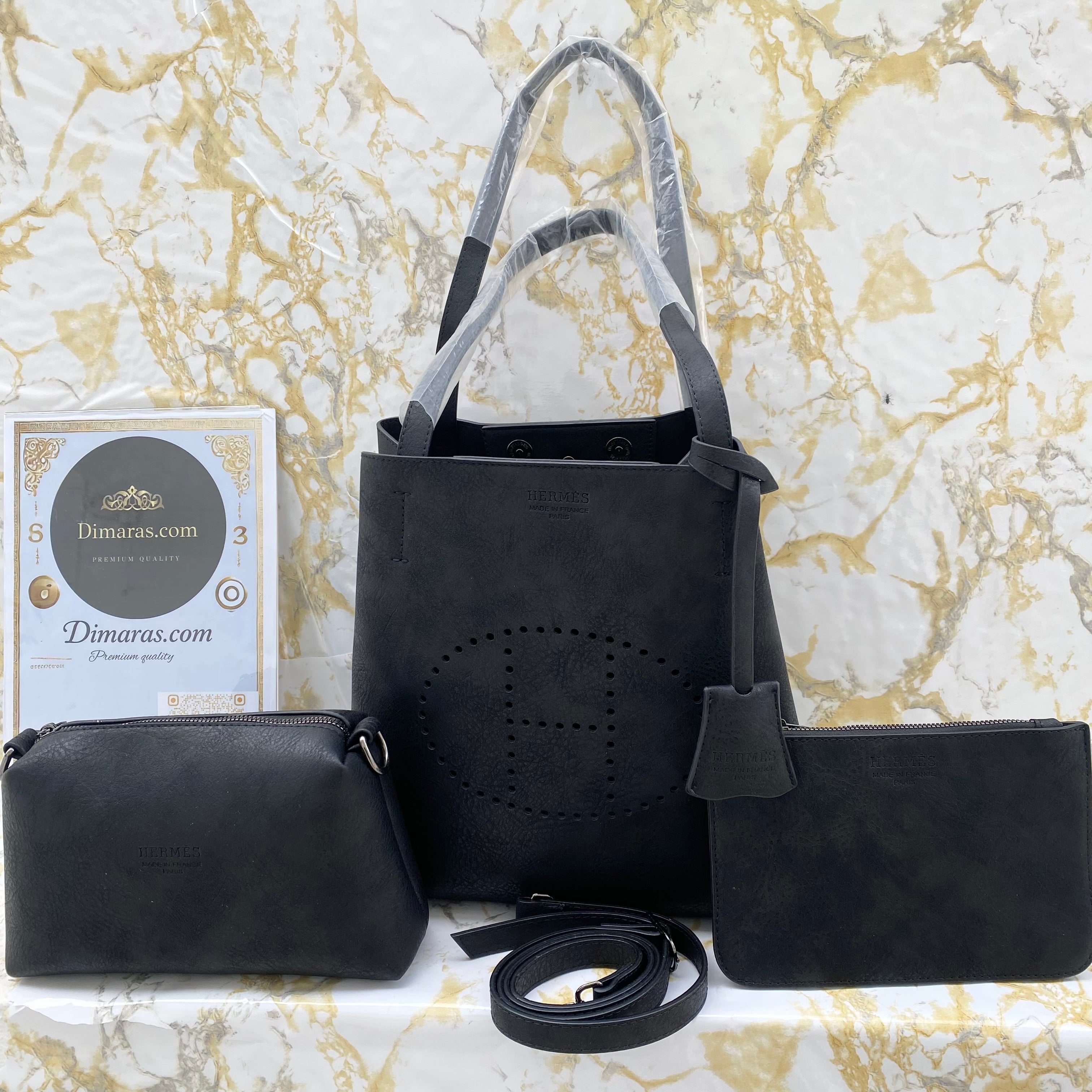 HERMES BLACK(30cm x 27cm)