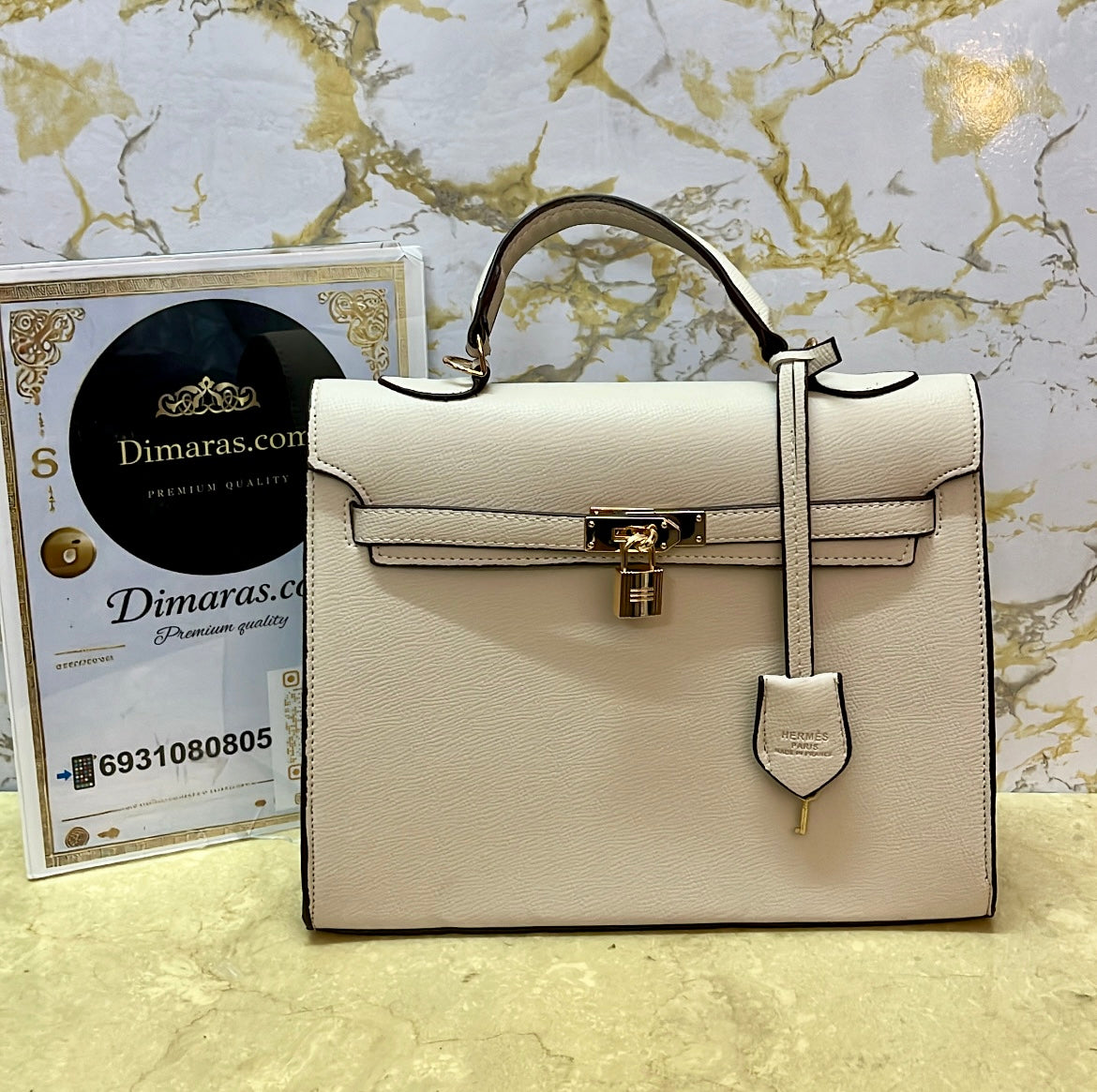 Hermes Kelly beige ( 30x24)