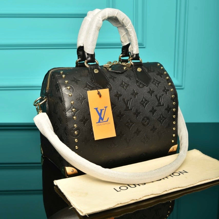 LV Speedy trunk 25 black monogram