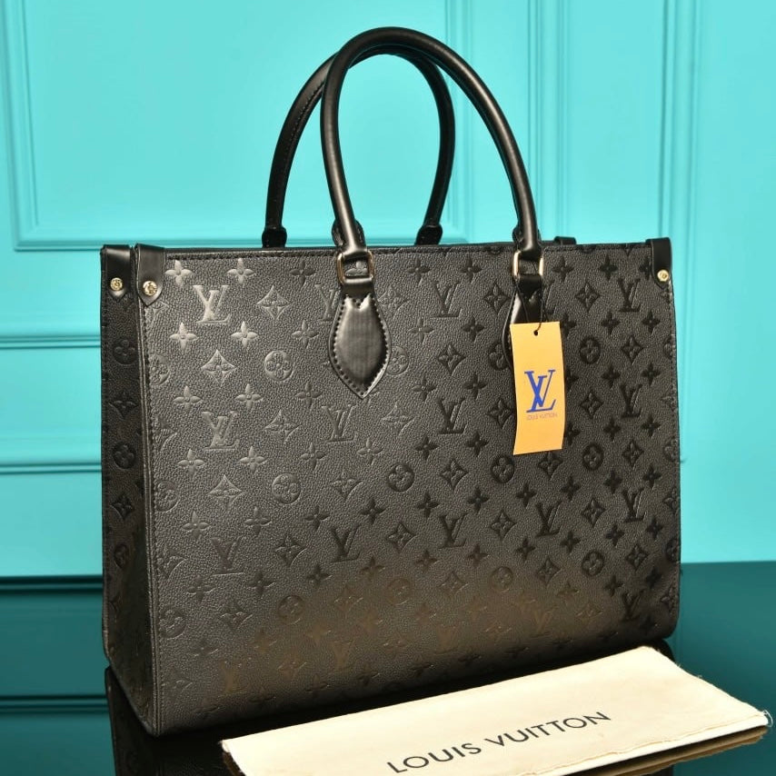 LV ONTHEGO BLACK MONOGRAM (34cm x 27cm)