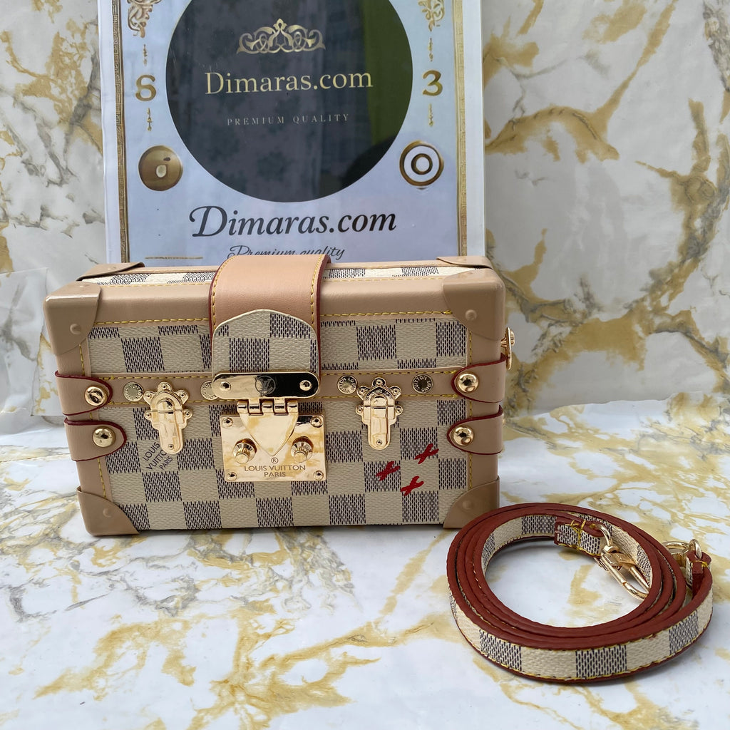 Lv Petite Malle Damier beige(13cm x 20cm)