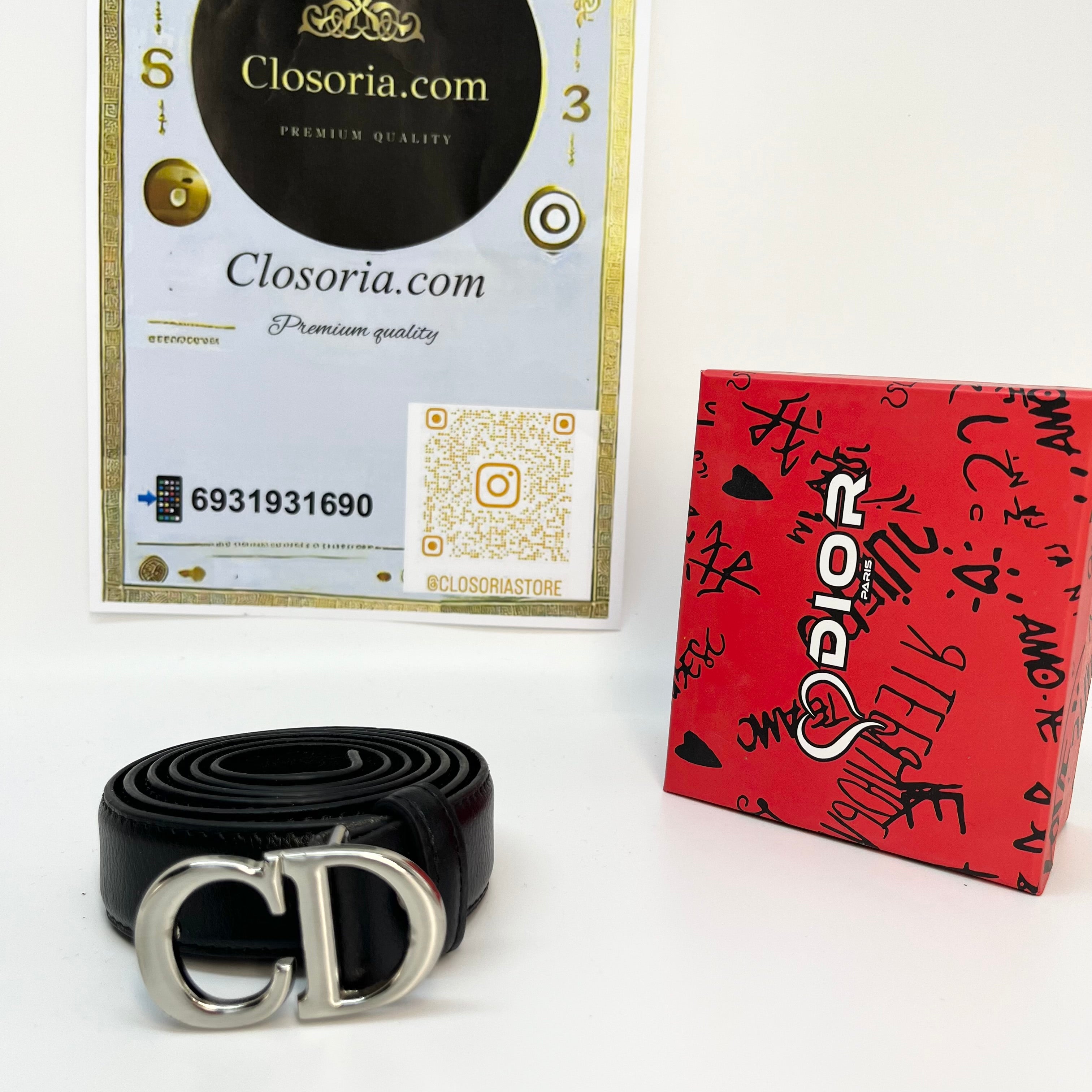 ΔΕΡΜΆΤΙΝΗ ΖΩΝΗ  CRISTIAN DIOR BLACK SILVER