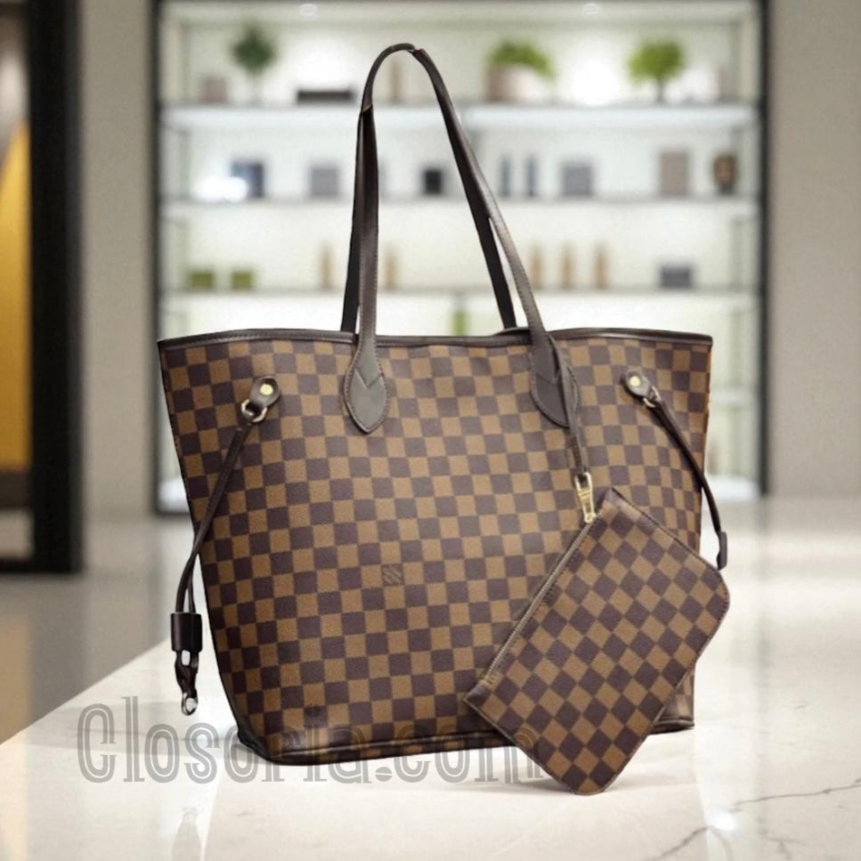LV NEVERFULL DAMIER (Large size 47x27)