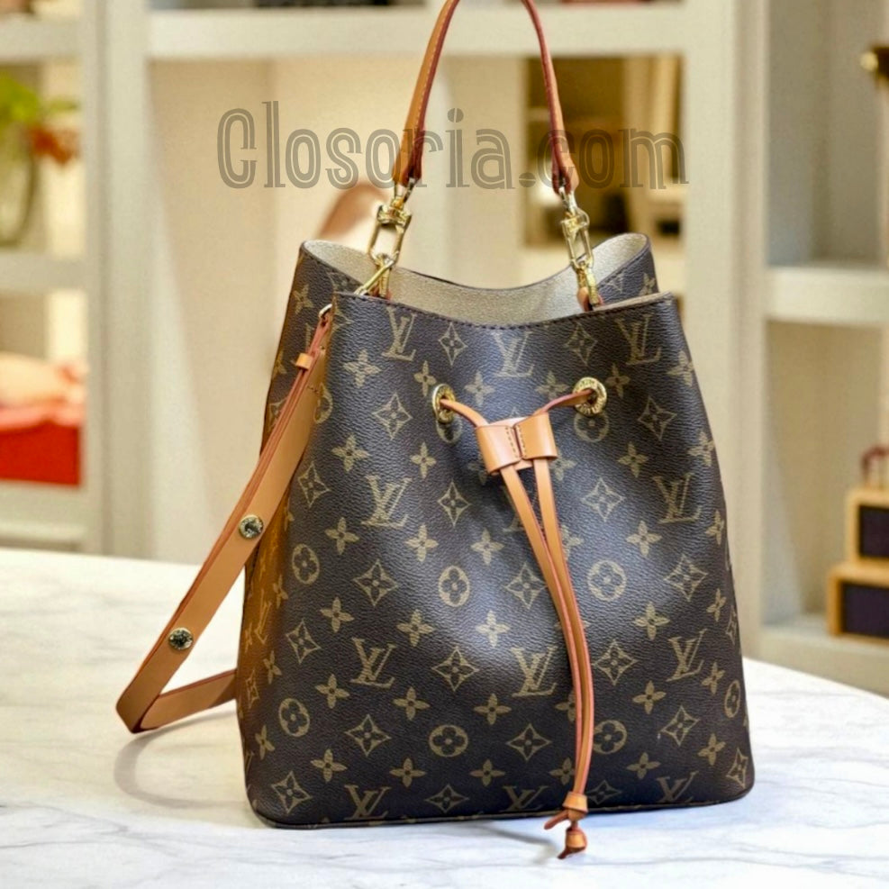 Lv noe noe monogram brown
