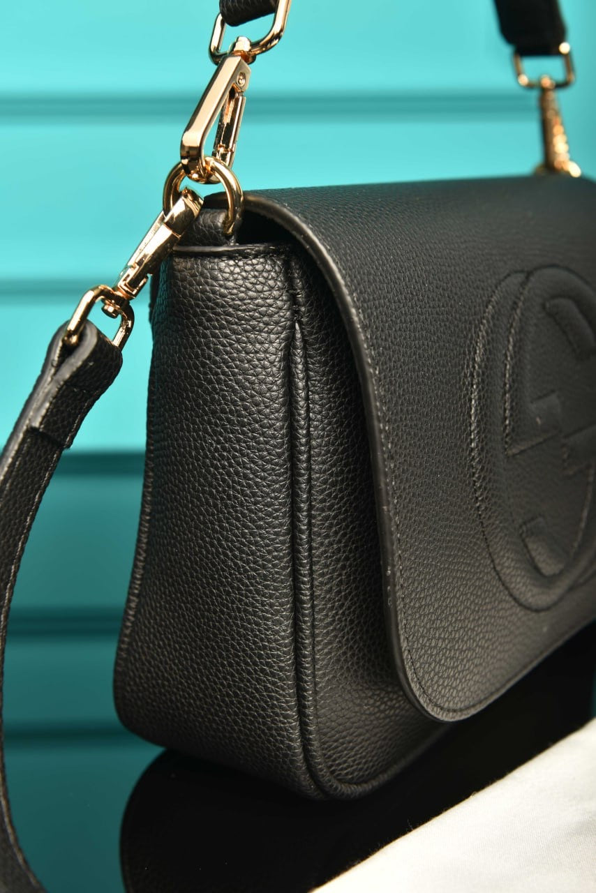 GUCCI SOHO BAG BLACK (21cm x 17cm)