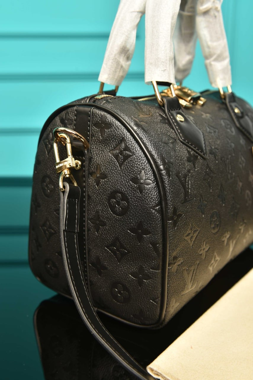 Louıs Vuıtton Speedy Bandoulliere  Monogram black (Size 30cm)