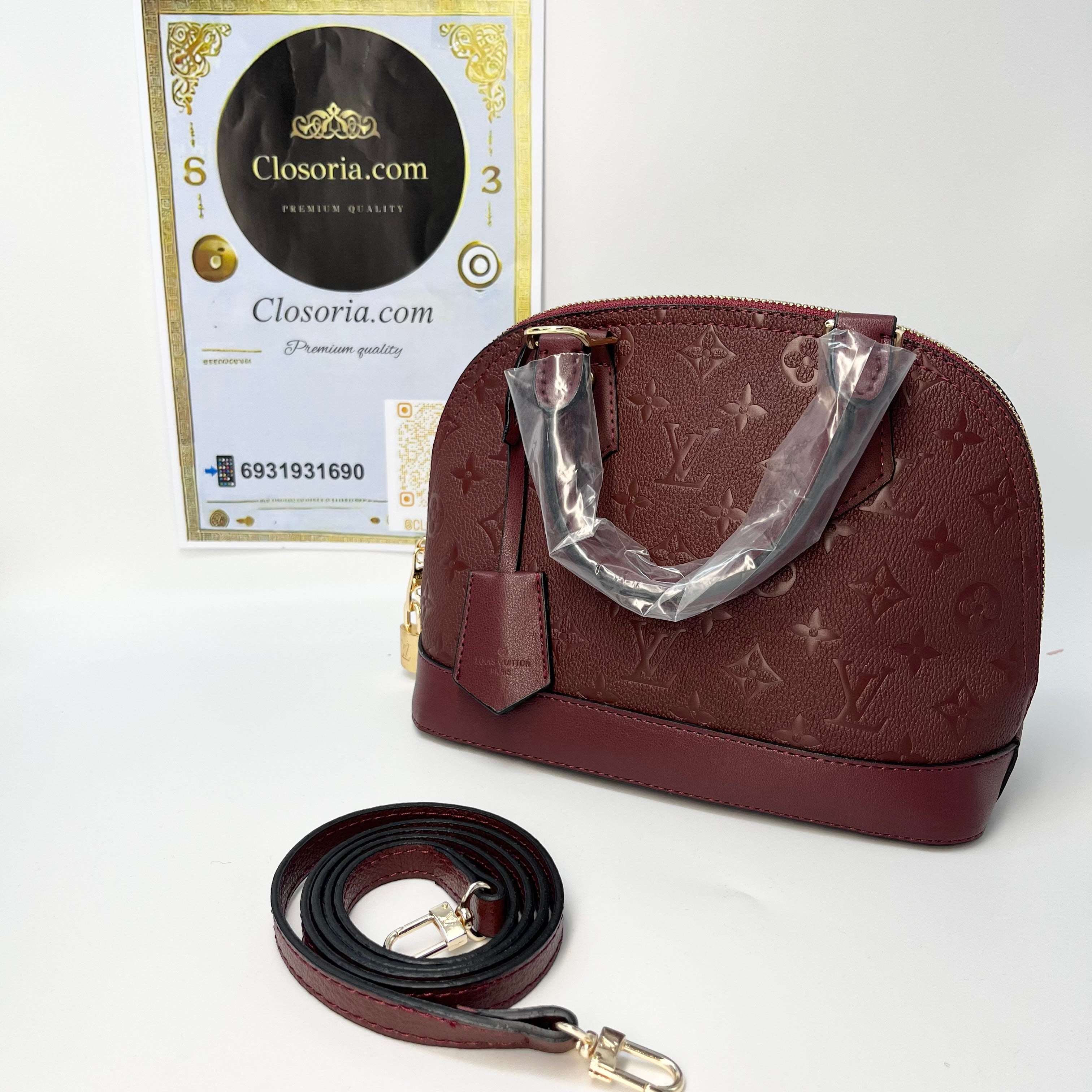 Louis Vuitton ALMA Bordeaux(28x19)