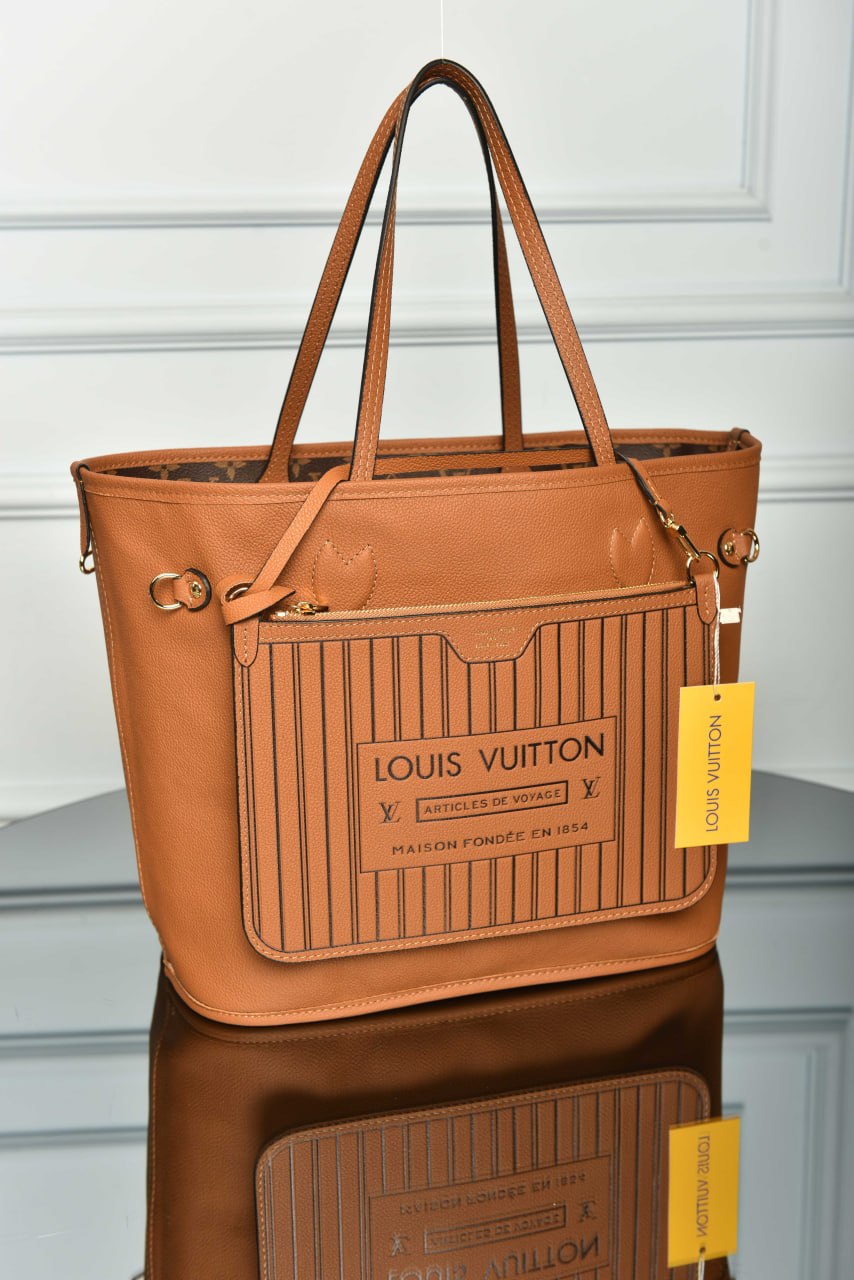 LOUIS VUITTON NEVERFULL INSIDE MM Τσάντα διπλής όψης