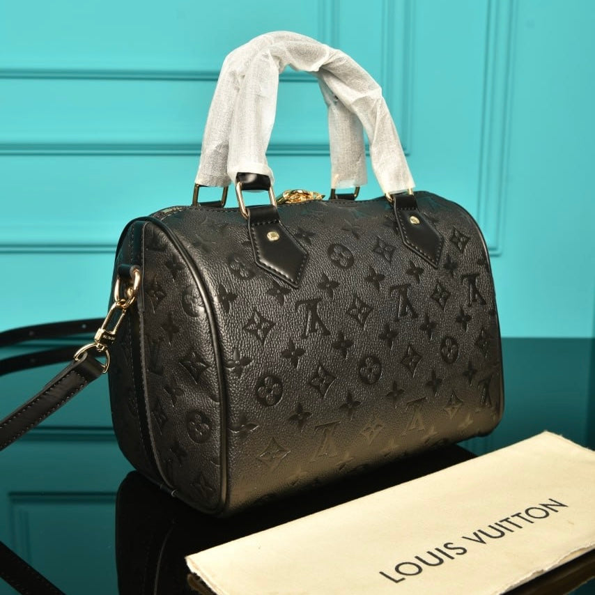 Louıs Vuıtton Speedy Bandoulliere  Monogram black (Size 30cm)