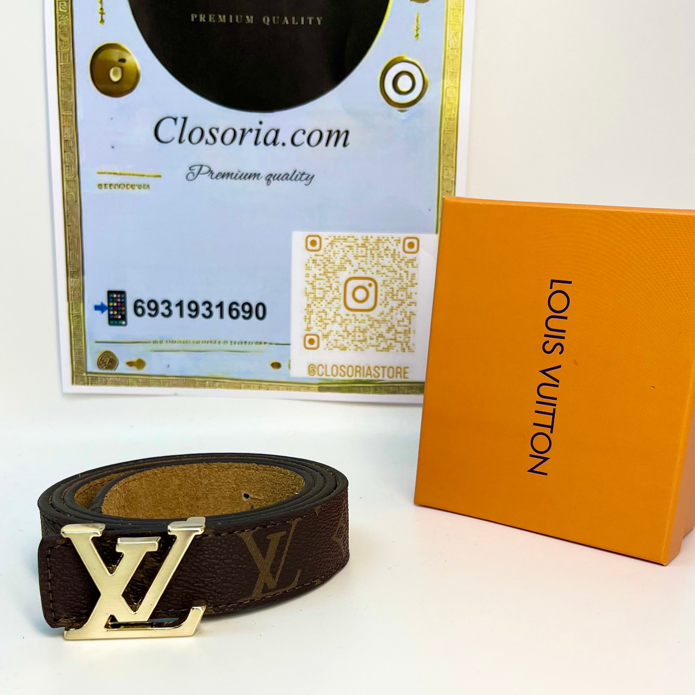 ΔΕΡΜΆΤΙΝΗ ΖΩΝΗ LV MONOGRAM GOLD