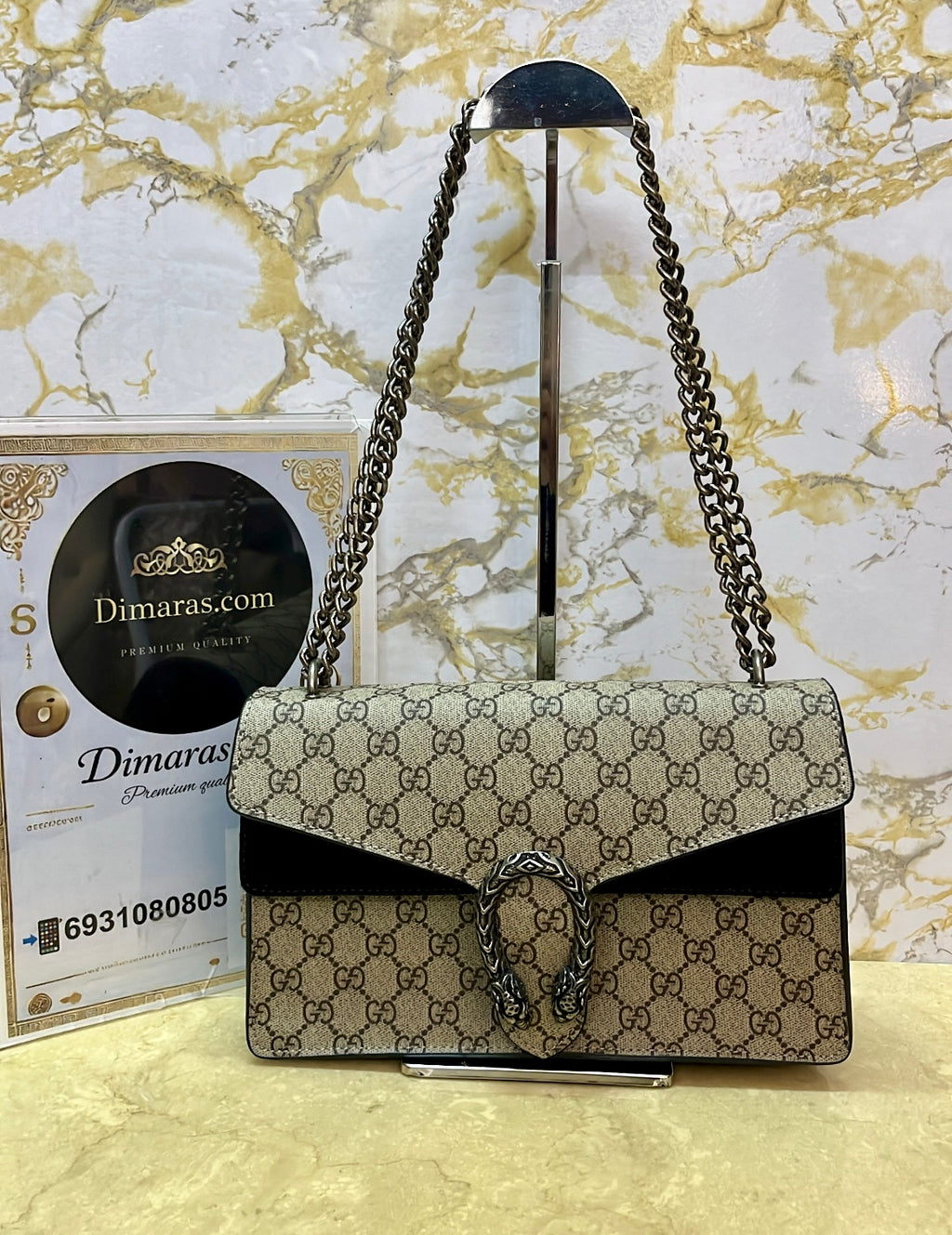 GG  DIONYSUS BIG SIZE BLACK (28x17)