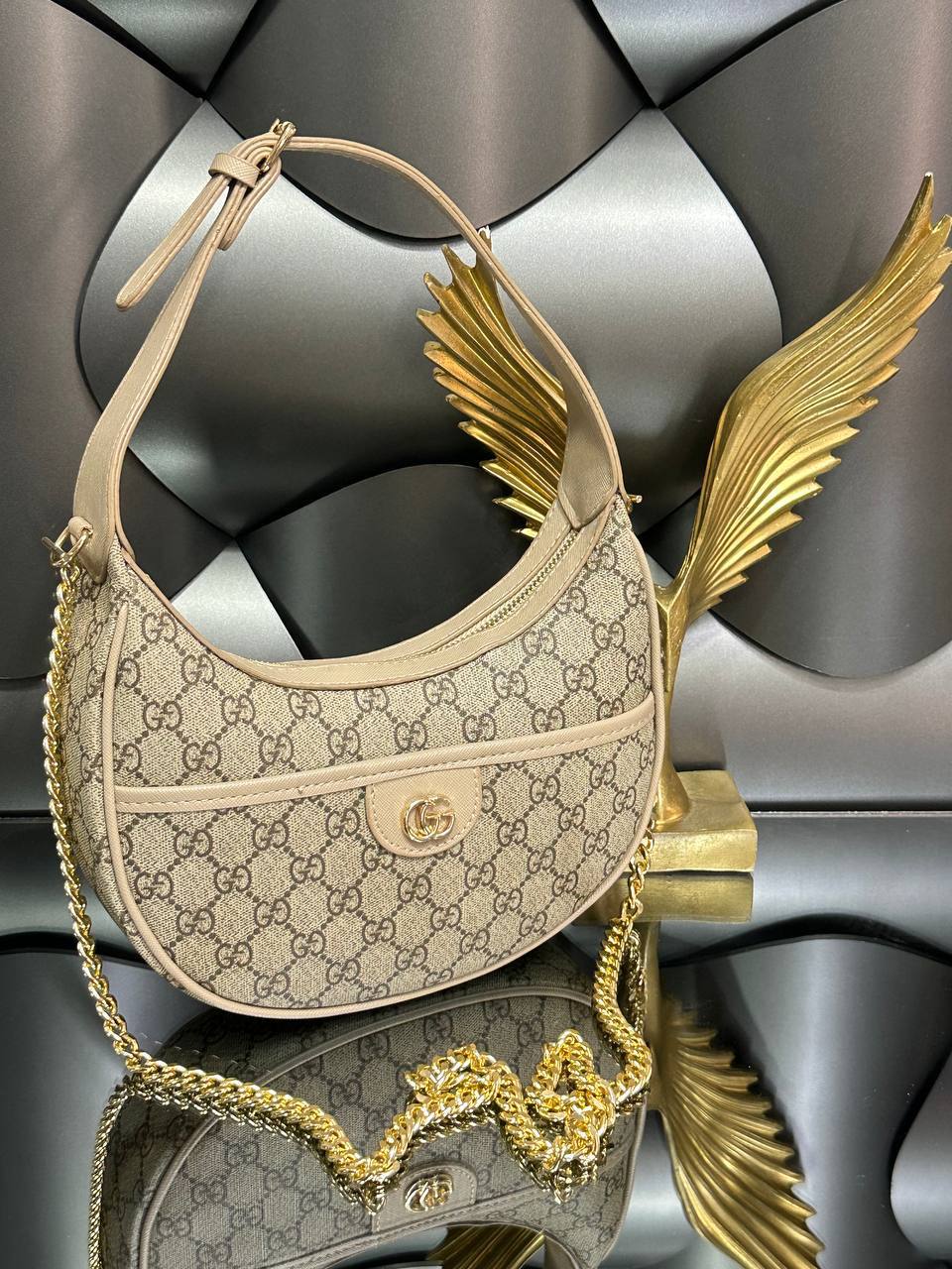 GG Ophidia shoulder bag beige (24cm x 14cm)