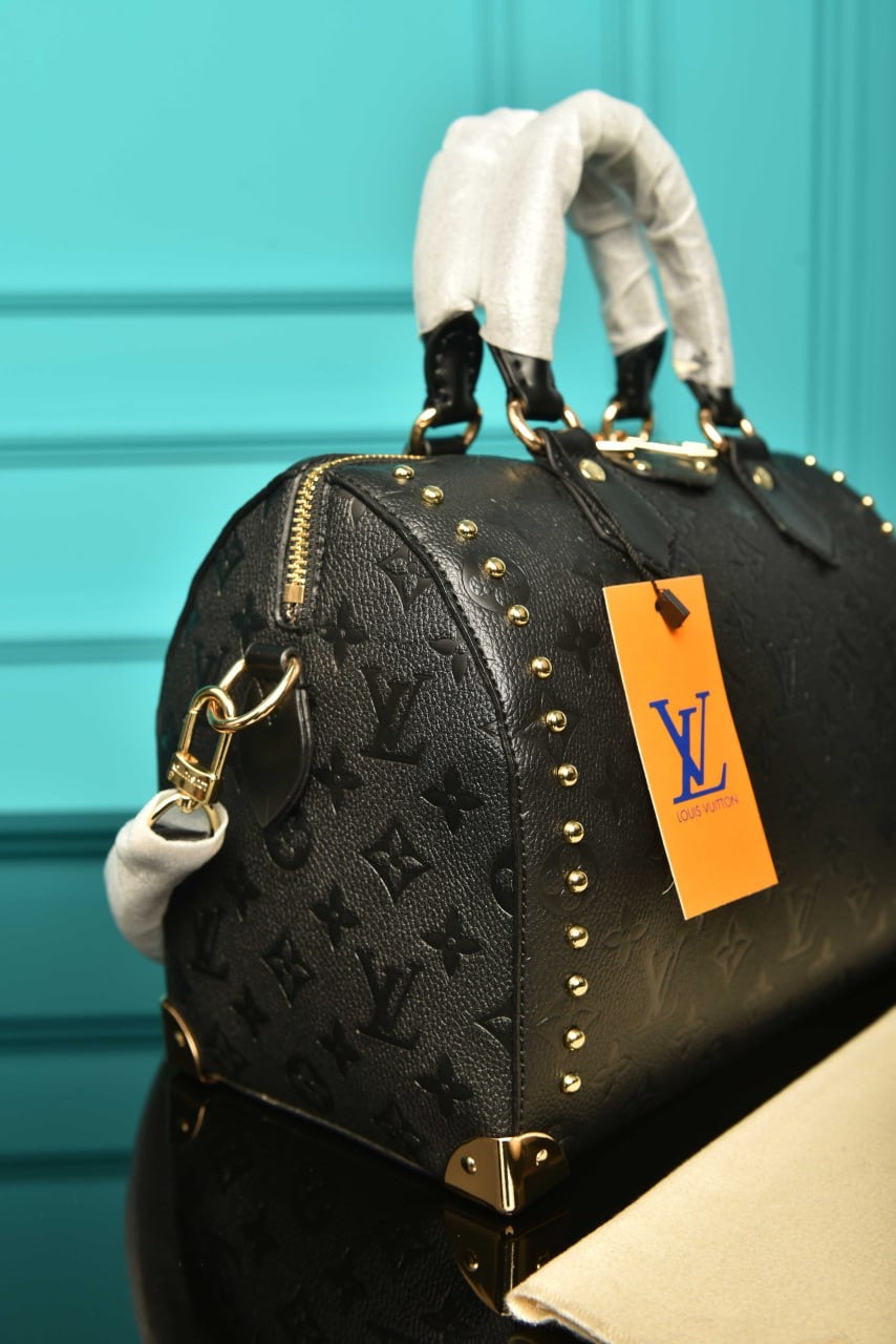 LV Speedy trunk 25 black monogram