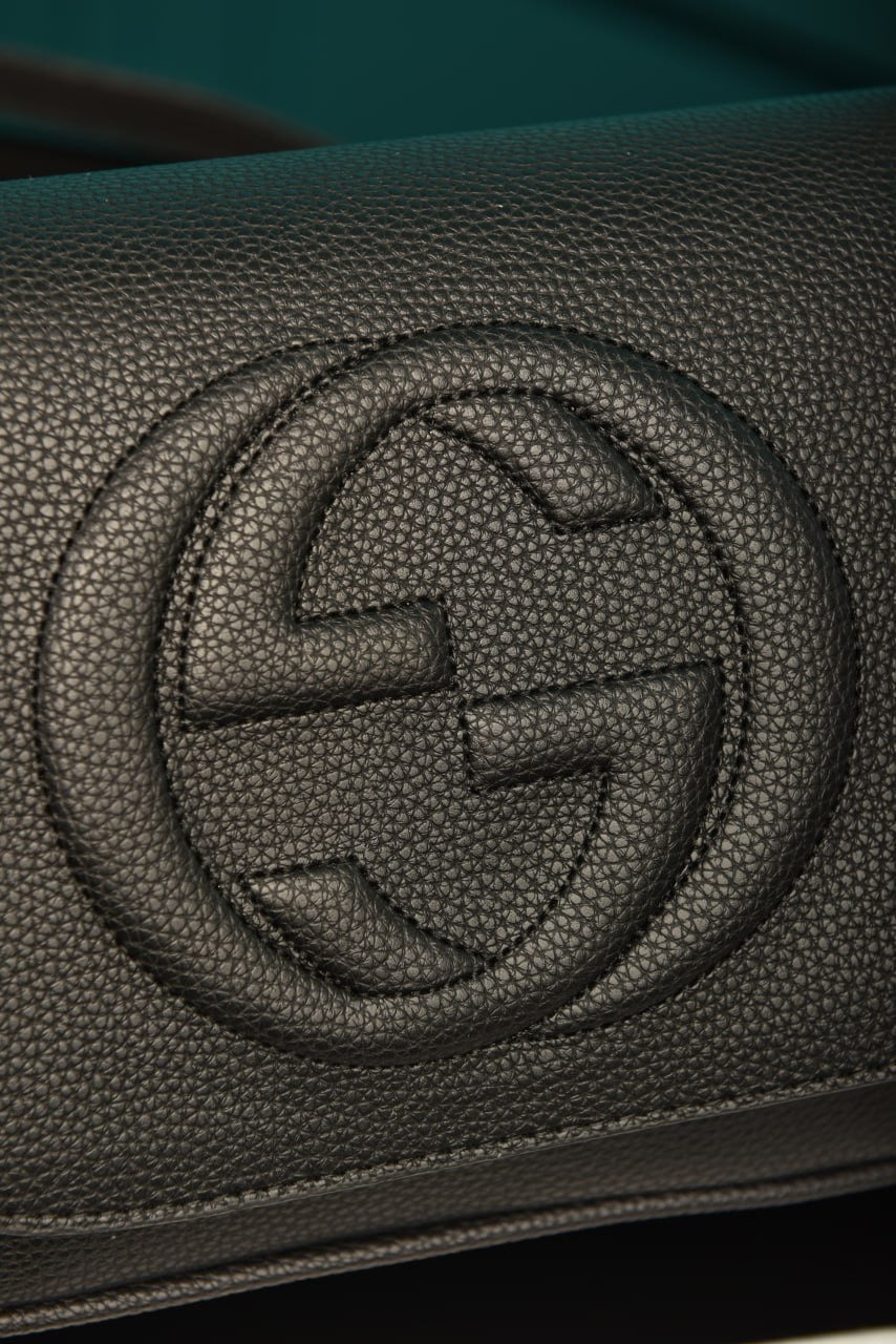 GUCCI SOHO BAG BLACK (21cm x 17cm)