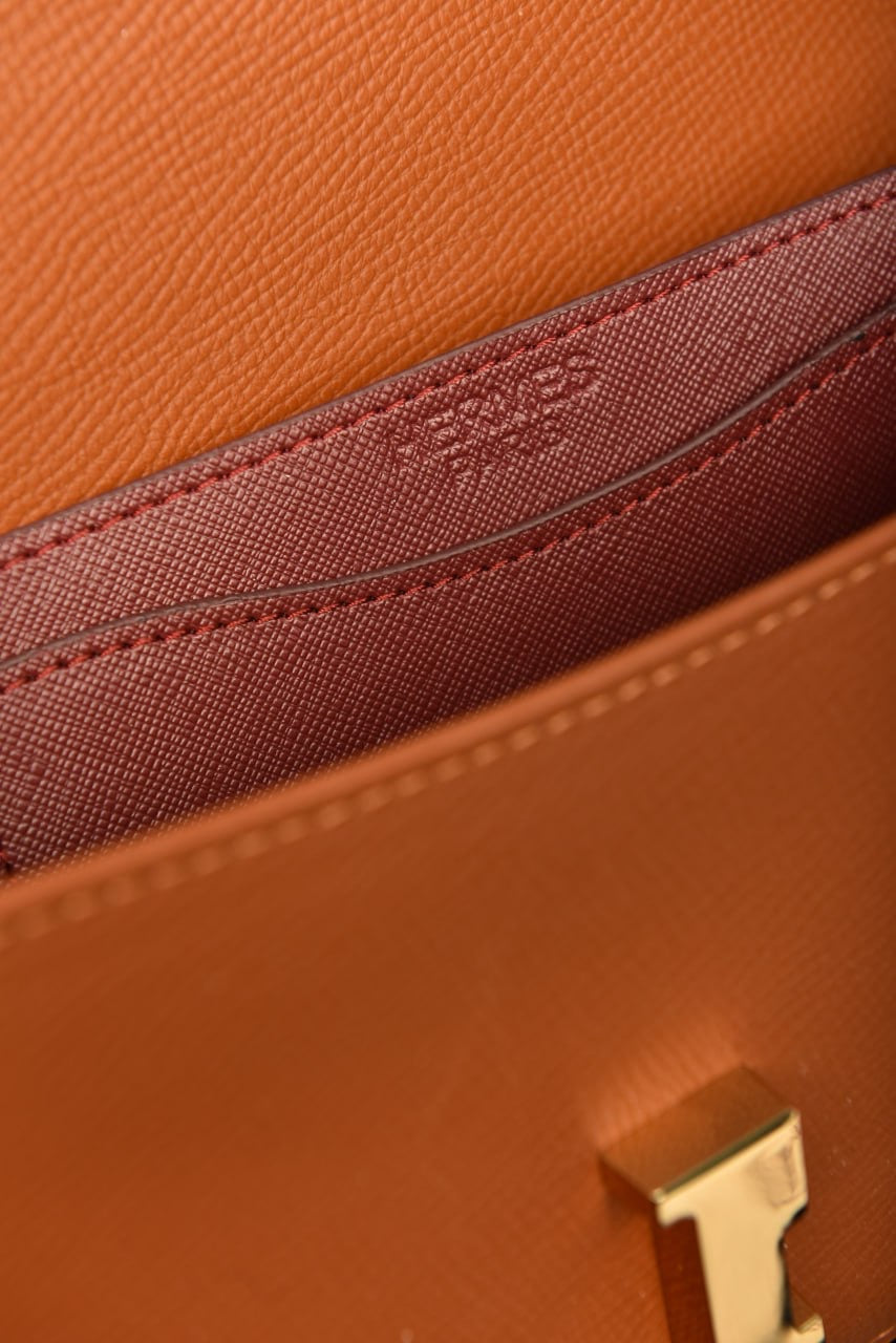 Hermes Constance east-west bag taba(23.5cm x 12cm)