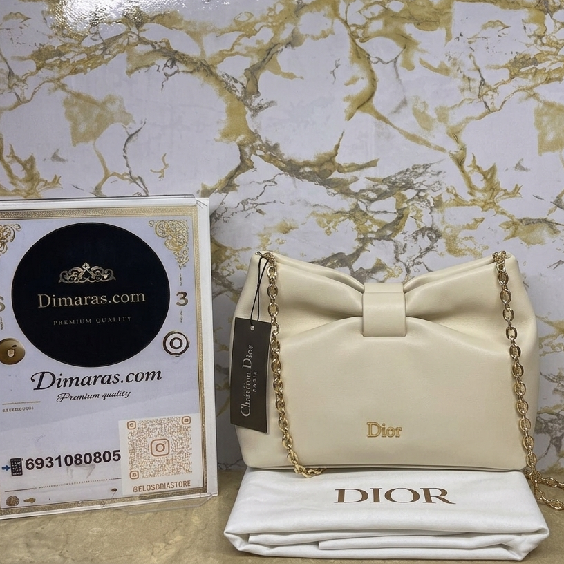 Dior small row bag cream (26cm x 16cm)
