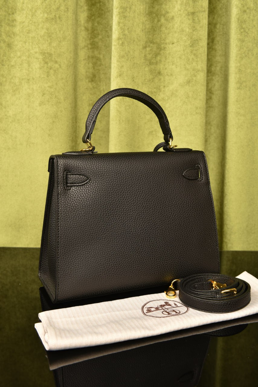 Hermes Kelly Black ( 30x24)