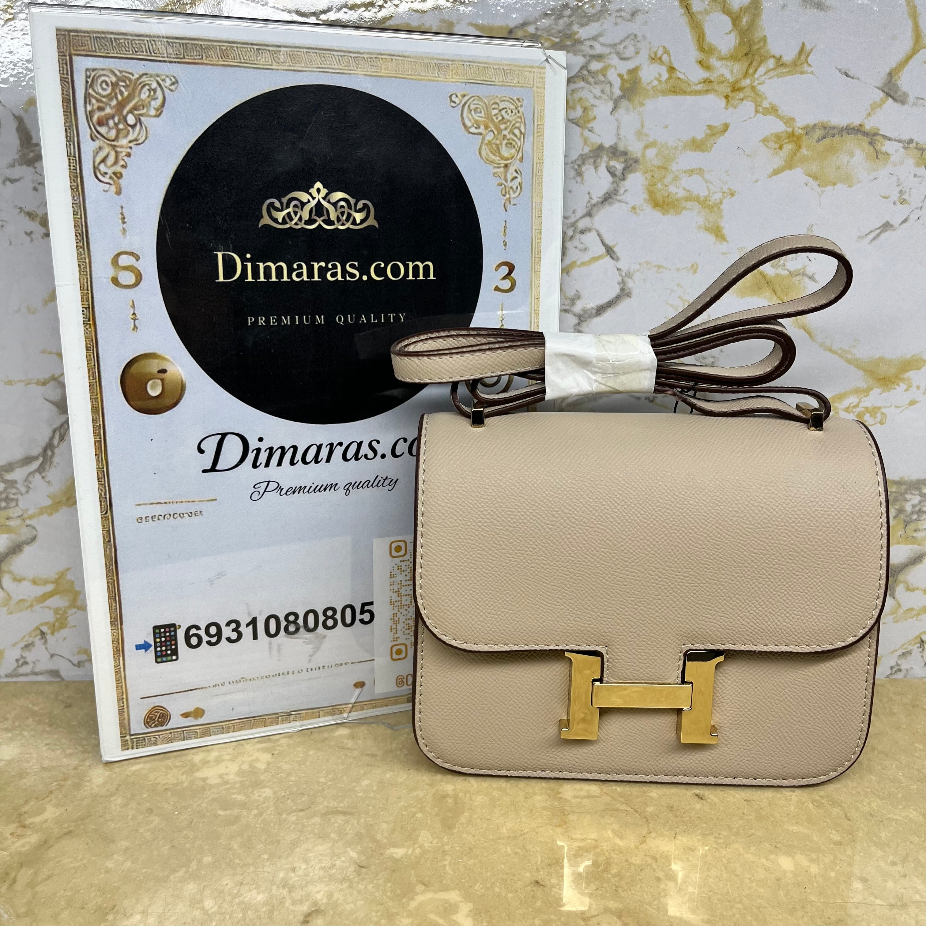 Hermes Constance beige small size(18cm x 15cm)