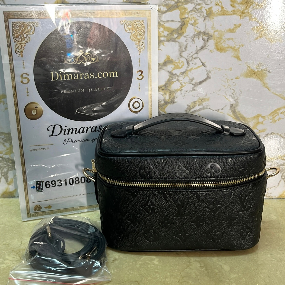 LV nice mini toiletry Monogram black (20cm x 14cm x 13cm)